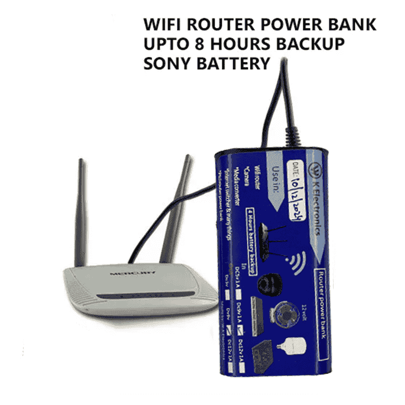 ( FREE HOME DELIVERY ) WiFi Router UPS Power Bank 9 Volts - 4 Hours Guaranteed Backup - Tp Link Tenda PTCL & Other Routers ( FREE HOME DELIVERY ) WiFi Router UPS Power Bank 9 Volts - 4 Hours Guaranteed Backup - Tp Link Tenda PTCL & Other Routers