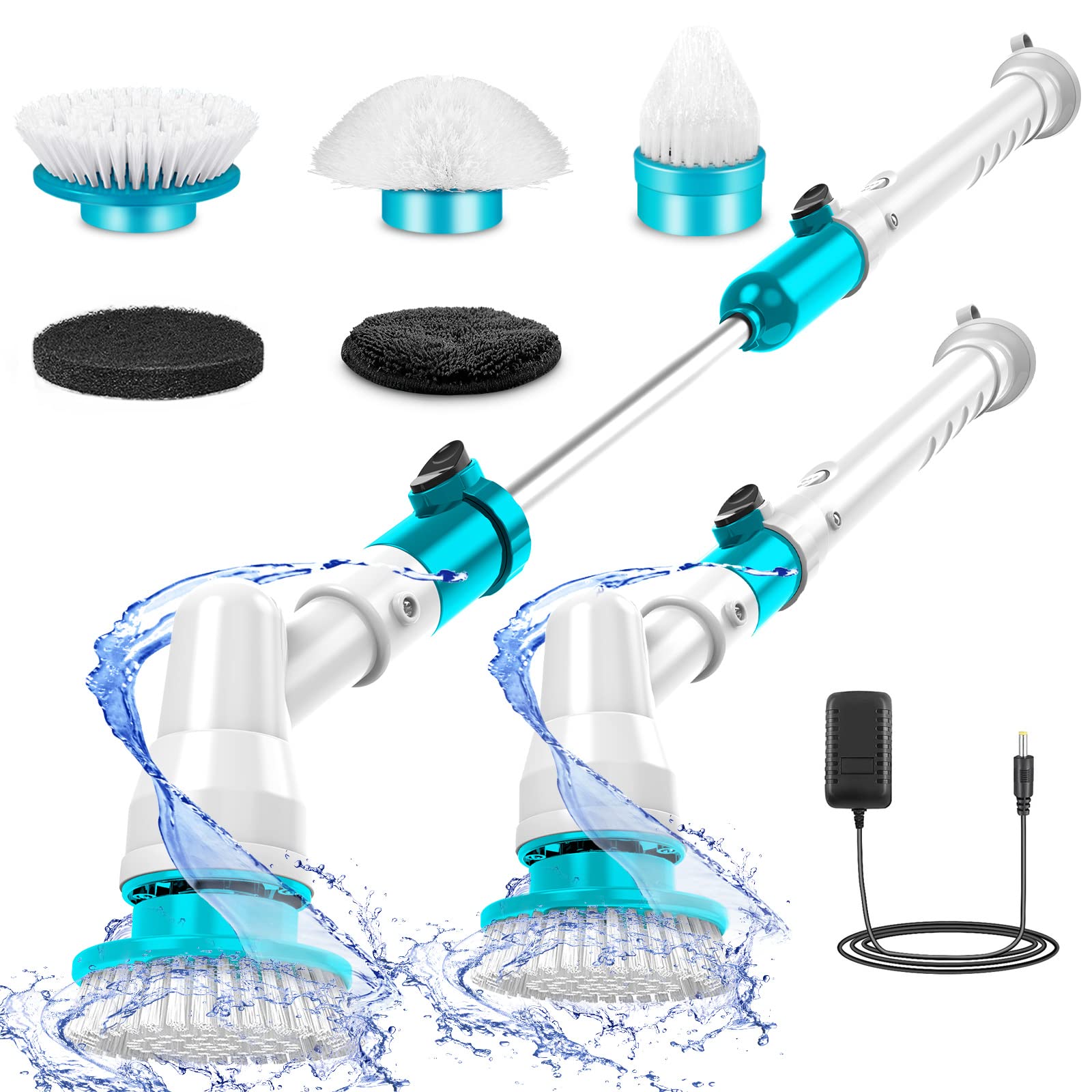 Rechargeable Spin Scrubber Long Handle Cleaning Brush (free home delivery) Rechargeable Spin Scrubber Long Handle Cleaning Brush (free home delivery)