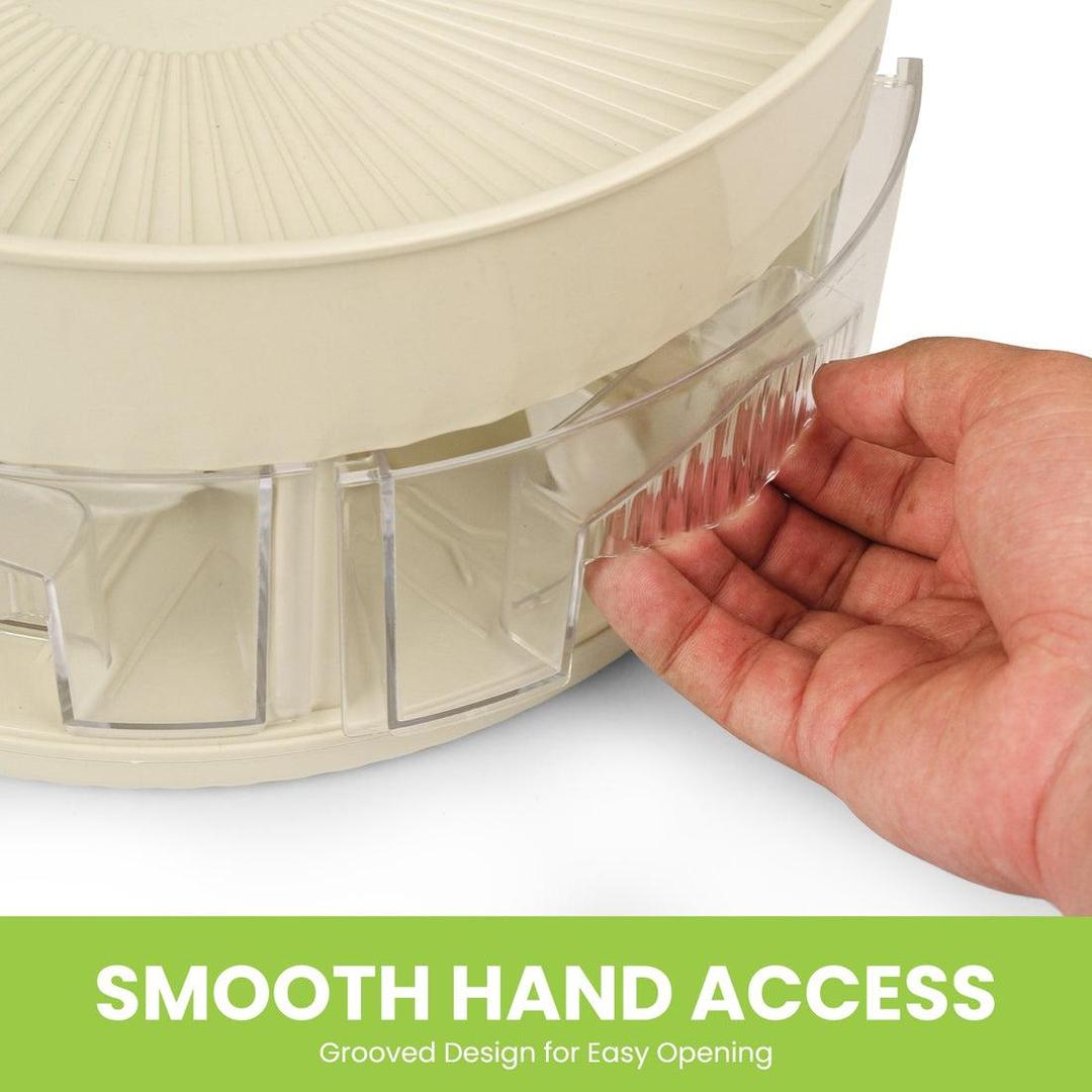 Multifunctional Large-Capacity Rotating Spice Rack with Seasoning Jars Multifunctional Large-Capacity Rotating Spice Rack with Seasoning Jars