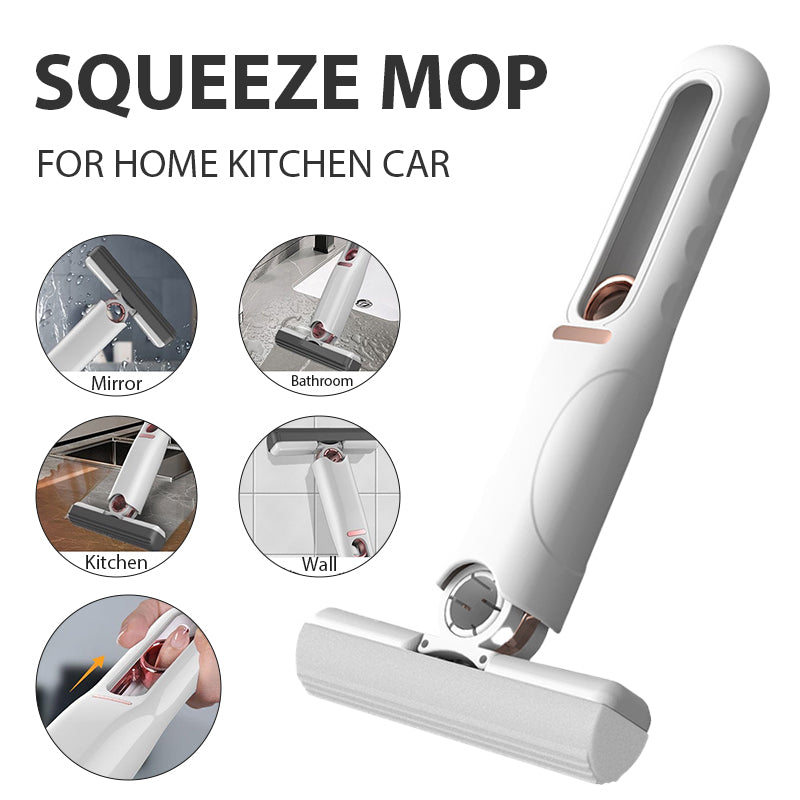 Portable Self-Squeeze Mini Mop for Floor Cleaning 180°Powerful Squeeze Mop Portable Self-Squeeze Mini Mop for Floor Cleaning 180°Powerful Squeeze Mop