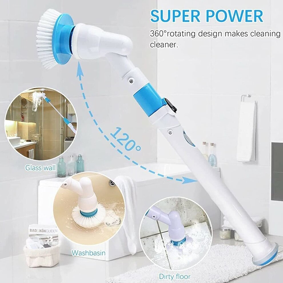 Rechargeable Spin Scrubber Long Handle Cleaning Brush (free home delivery) Rechargeable Spin Scrubber Long Handle Cleaning Brush (free home delivery)