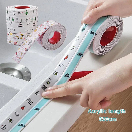 ( FREE HOME DELIVERY ) Self Adhesive Printed Sealing Waterproof Tape - 3 Meters length